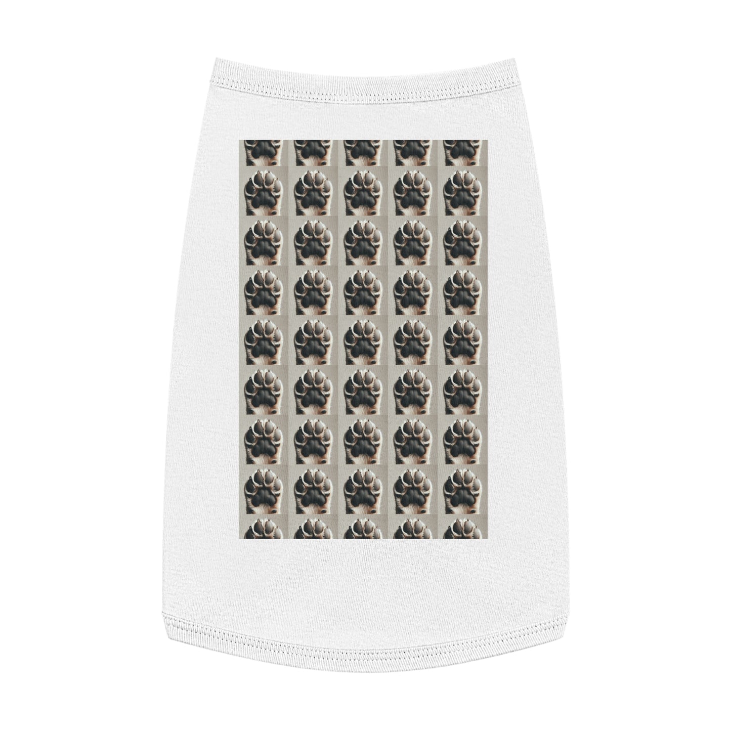 Stylish Pet Tank Top - Cute Animal Paw Print, Summer Dog Apparel, Pet Gift, Party Outfit, Comfortable Dog Tank
