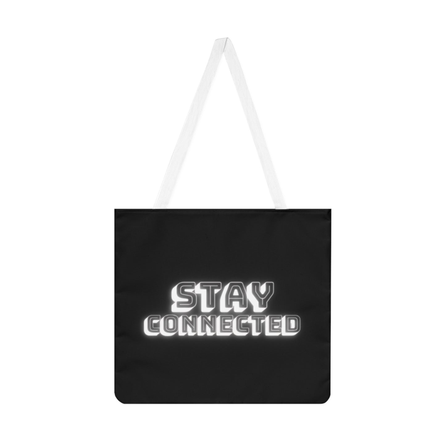 Stylish Shoulder Tote Bag - Stay Connected, Trendy Tote, Everyday Carry Bag, Gift for Friends, Fashion Statement, Eco-Friendly Bag