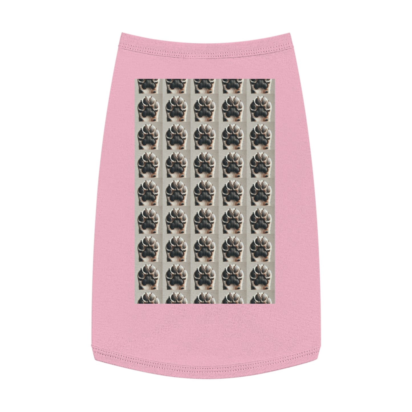 Stylish Pet Tank Top - Cute Animal Paw Print, Summer Dog Apparel, Pet Gift, Party Outfit, Comfortable Dog Tank