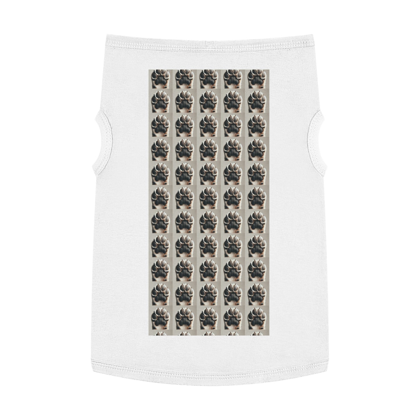 Stylish Pet Tank Top - Cute Animal Paw Print, Summer Dog Apparel, Pet Gift, Party Outfit, Comfortable Dog Tank