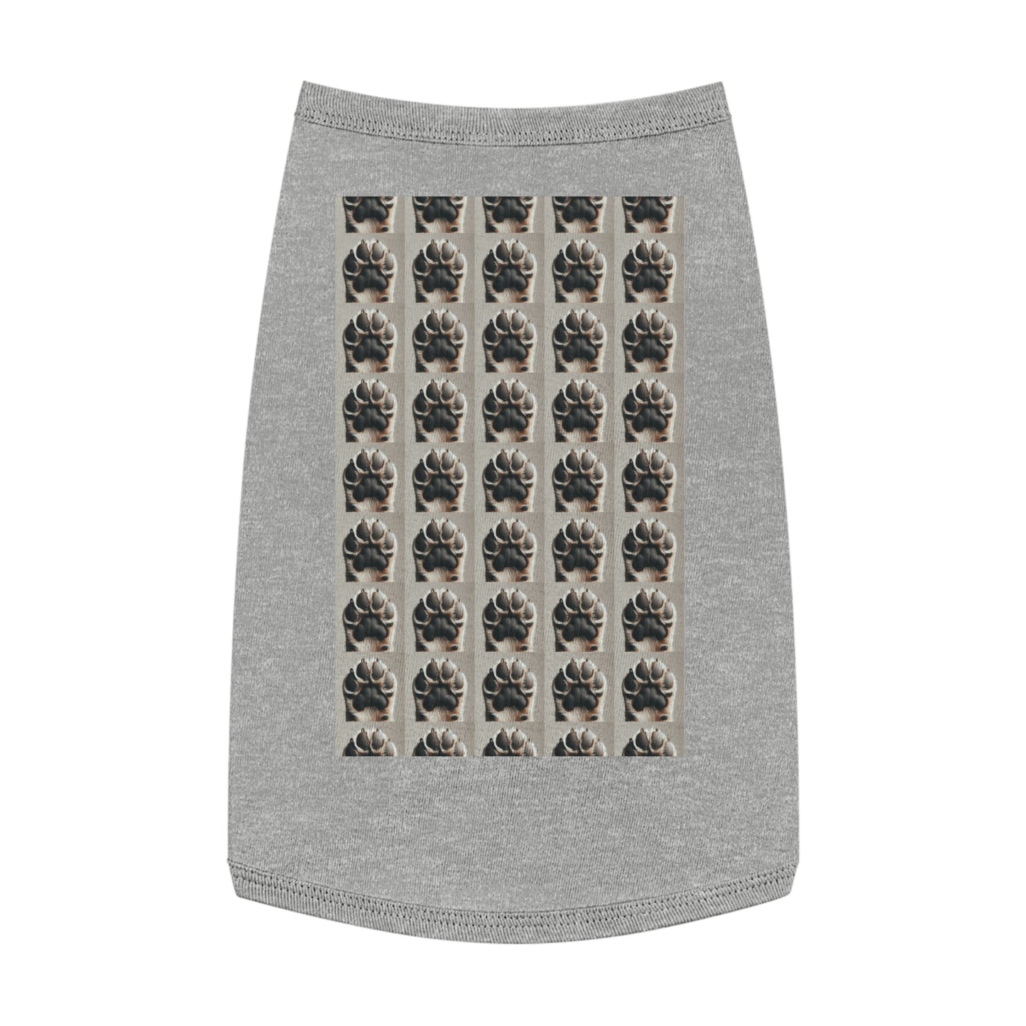 Stylish Pet Tank Top - Cute Animal Paw Print, Summer Dog Apparel, Pet Gift, Party Outfit, Comfortable Dog Tank