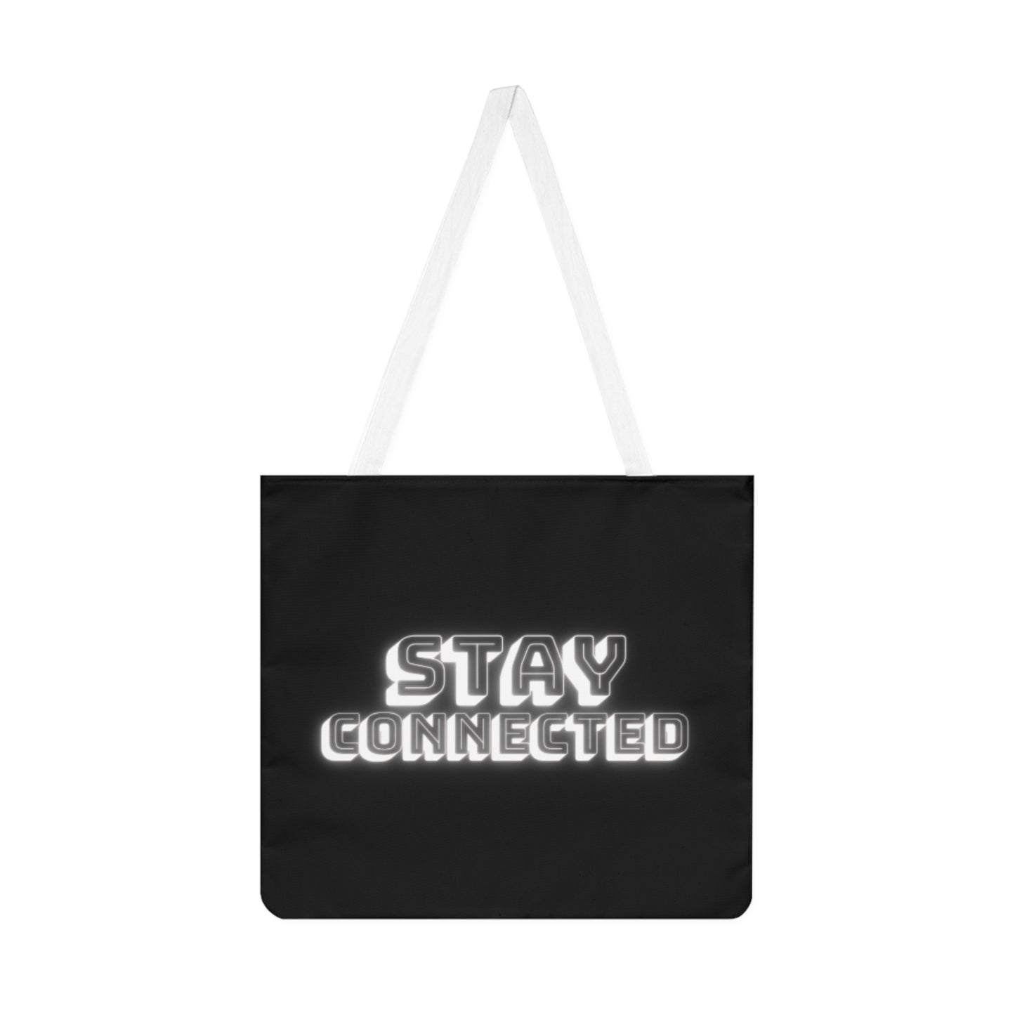 Stylish Shoulder Tote Bag - Stay Connected, Trendy Tote, Everyday Carry Bag, Gift for Friends, Fashion Statement, Eco-Friendly Bag